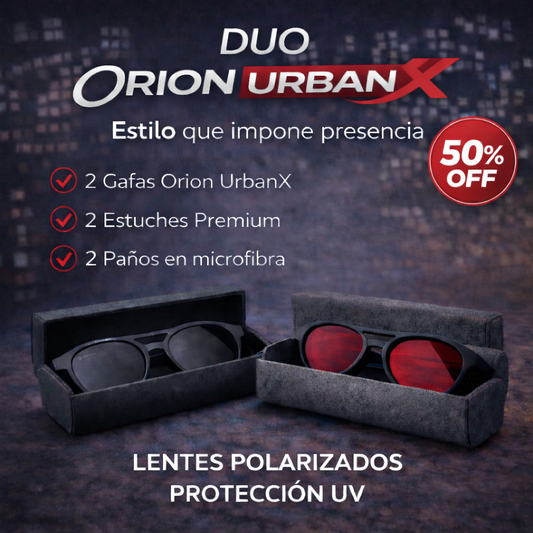 Gafas De Sol Orión Urbanx 👉 Pack Dúo Polarizado +Protección UV