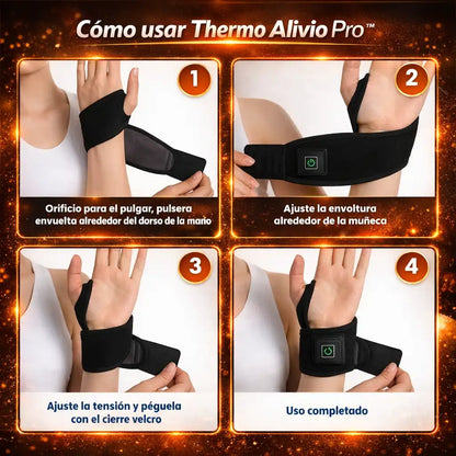 ThermoAlivio Pro™ – Muñequera de Calor Terapéutico🔥