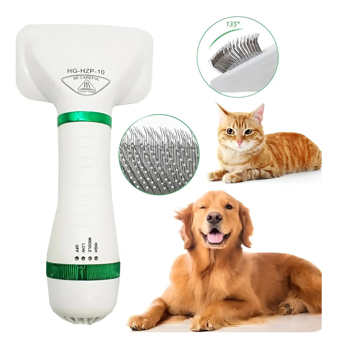 “⭐Seca y Desenreda  Tu Mascota En Minutos Sin Ruido Ni Estrés 🐶✨💫OFERTA HOY 89.900🔥