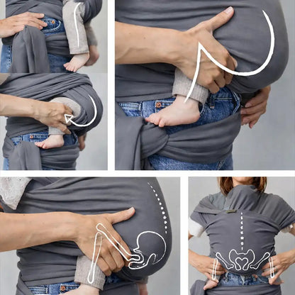 "Fular” Manos Libres, Bebé Tranquilo en Minutos ✨