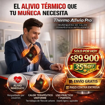 ThermoAlivio Pro™ – Muñequera de Calor Terapéutico🔥