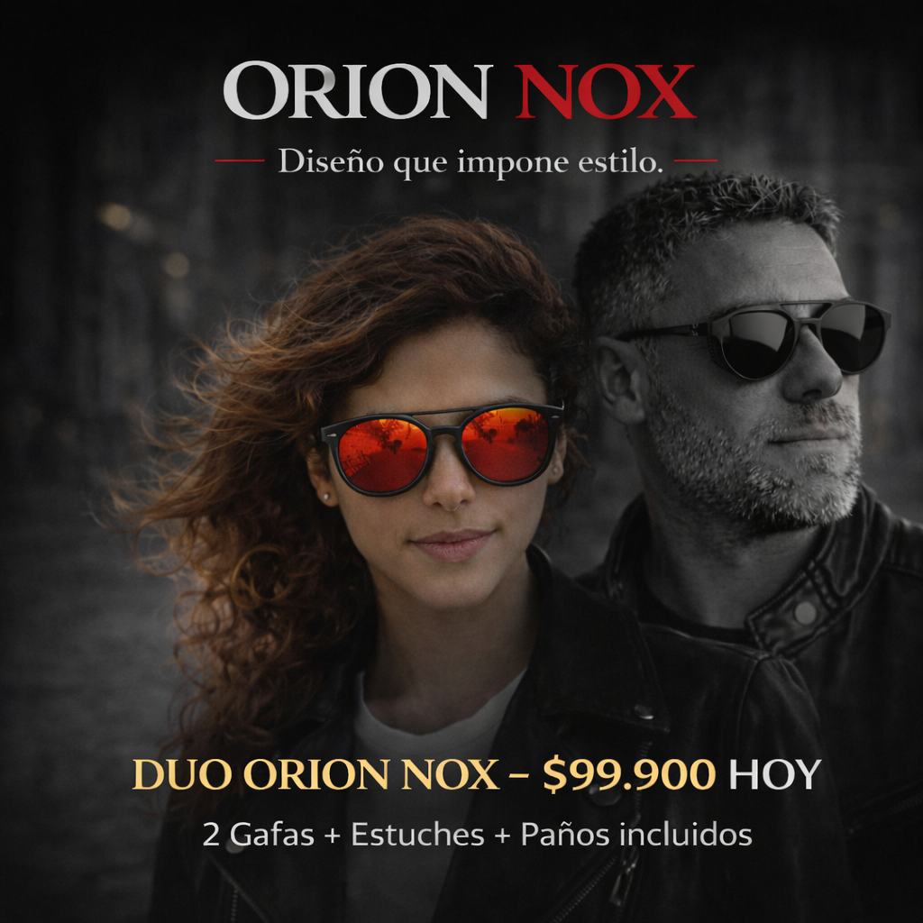 Gafas De Sol Orión Nox,  Dúo Polarizado +Protección UV