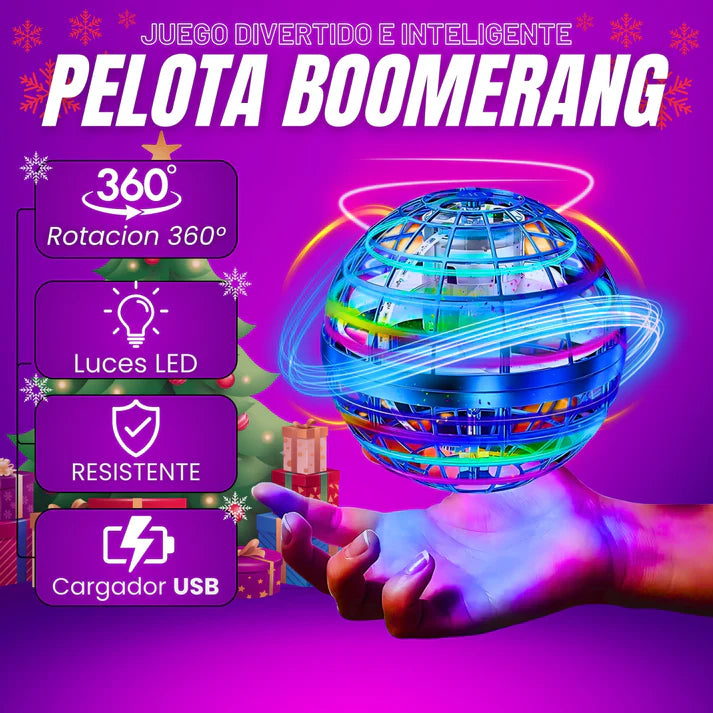 PELOTA BOOMERANG LED EL REGALO PERFECTO PARA ESTA NAVIDAD🎁