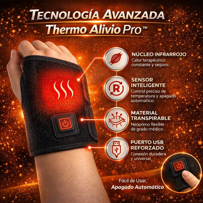 ThermoAlivio Pro™ – Muñequera de Calor Terapéutico🔥